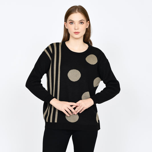 Line Polka Premium Knit Wear